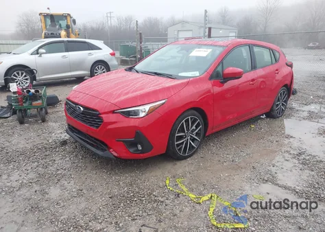 2025 Subaru Impreza Sport 5-Door из США, поврежденный, VIN JF1GUAFC2S8322806